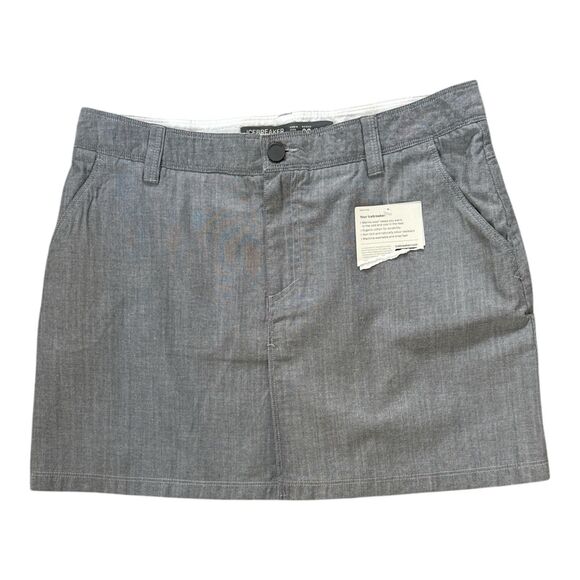 Icebreaker Merino Destiny Skirt Size 30 Wool Blend Womens Gray Heather NWT’s - Picture 3 of 13